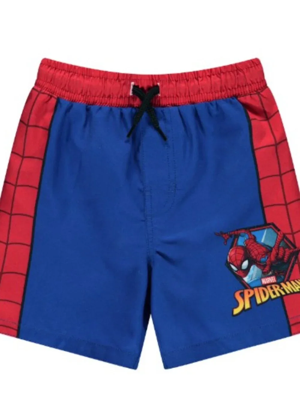 New! Marvel Spiderman Youth 2 Piece Rashguard and Swim Trunk Set